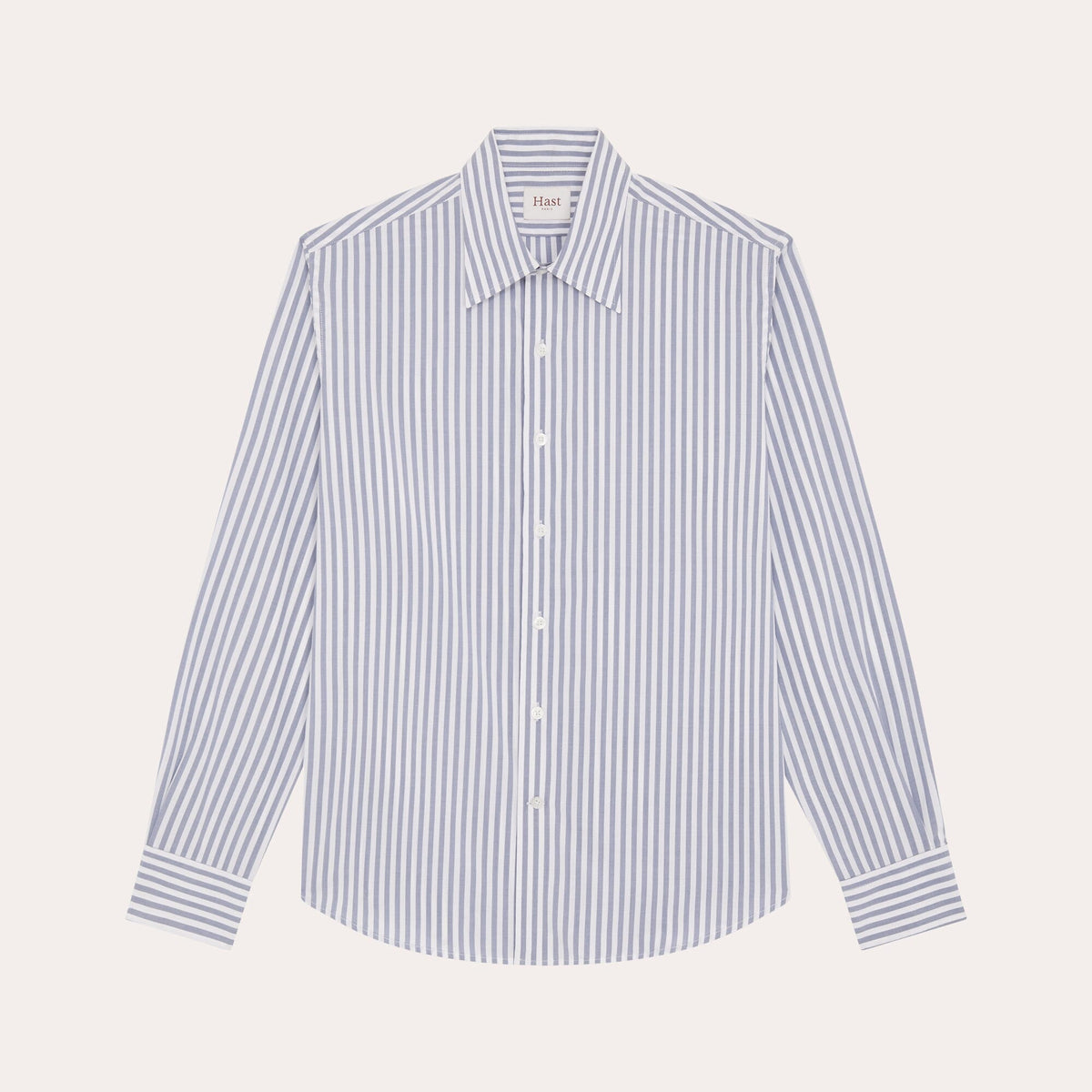 Chemise À Rayures Bleues Et Blanches