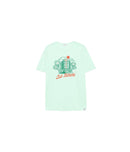 Tshirt Mika Club Palmeria - Light Aqua - Femme