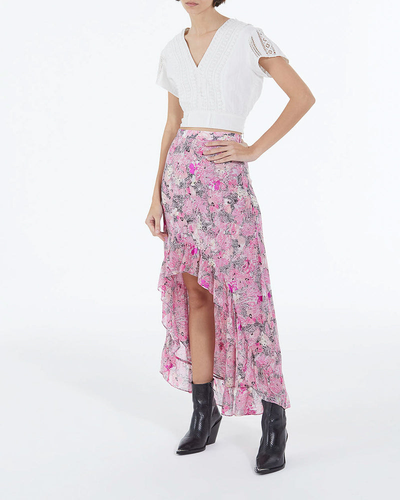 White Cotton Fitted Top Short Sleeves - Women