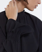The Kooples - Crêpe Blouse - Black - Women