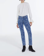 The Kooples - Blouse En Crêpe - Off Blanc - Femme