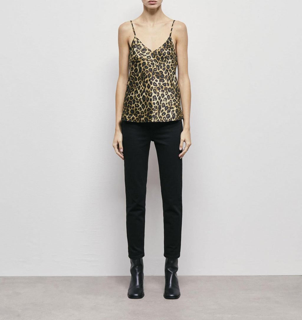 The Kooples - Camisola De Seda - Beige Y Negro - Mujer