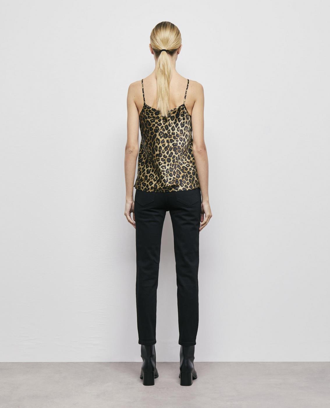 The Kooples - Camisola De Seda - Beige Y Negro - Mujer