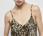 The Kooples - Camisola De Seda - Beige Y Negro - Mujer