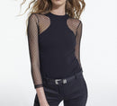 Top Fitee Detalle Plumetis - Mujer