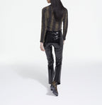 The Kooples - Top - Noir Et Marron Clair - Femme