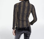The Kooples - Top - Noir Et Marron Clair - Femme