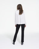 The Kooples - Top Manches Longues Avec Col Smock - Femme