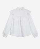 The Kooples - Top Manches Longues Avec Col Smock - Femme