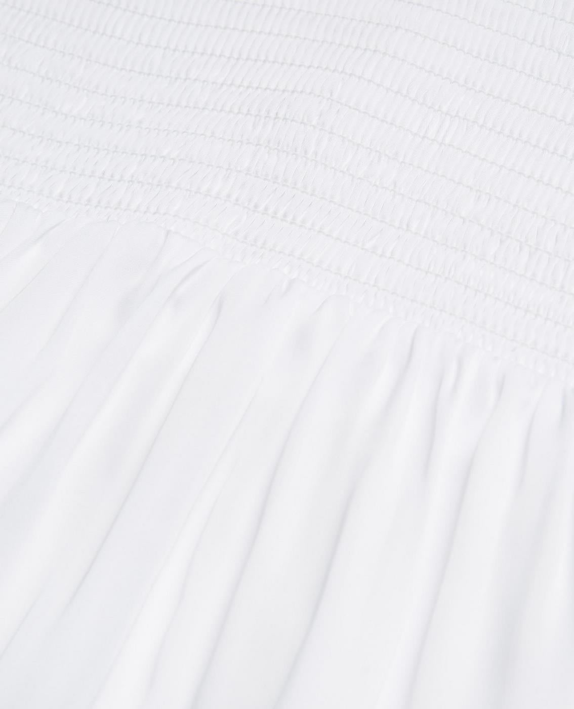 The Kooples - Top Manga Larga con Cuello Smock - Mujer