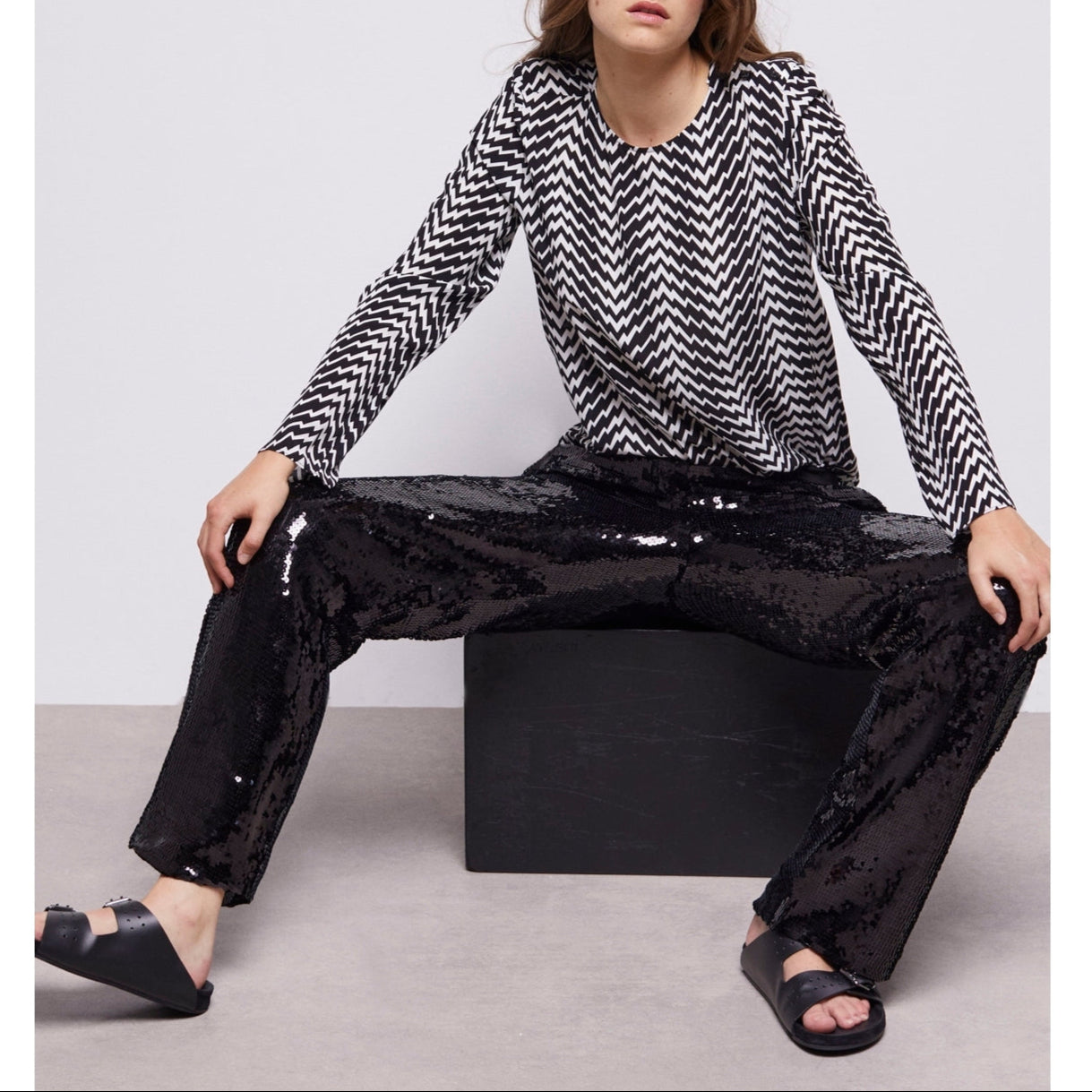 The Kooples - Top - Negro Y Blanco - Mujer