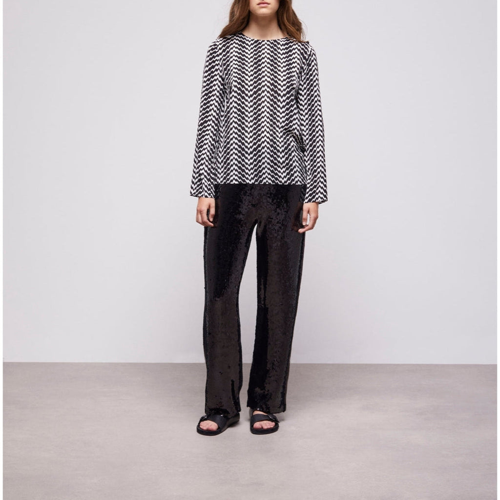 The Kooples - Top - Negro Y Blanco - Mujer