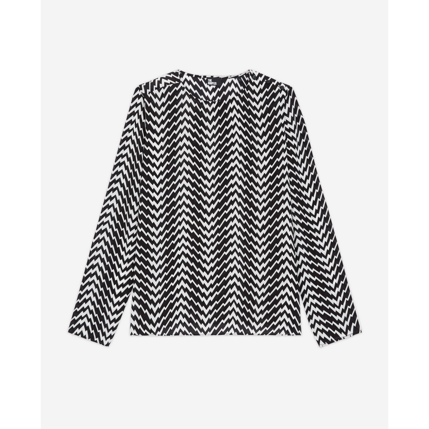 The Kooples - Top - Negro Y Blanco - Mujer