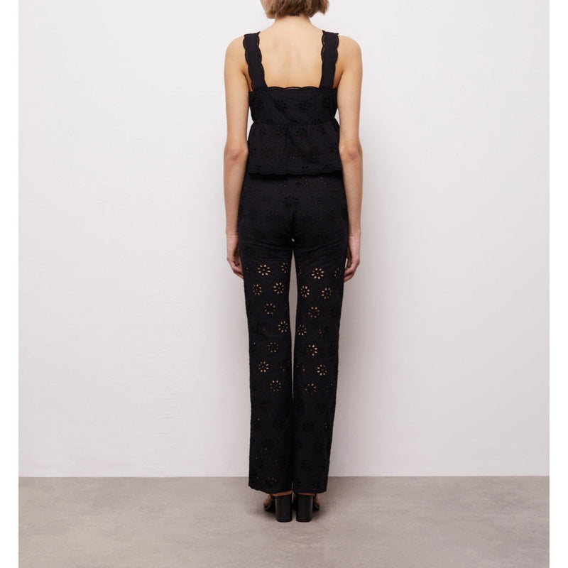 The Kooples - Crop Top - Noir - Femme
