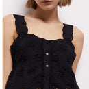 The Kooples - Crop Top - Noir - Femme