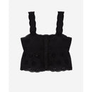 The Kooples - Crop Top - Noir - Femme