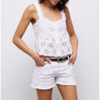 The Kooples - Crop Top - White - Women