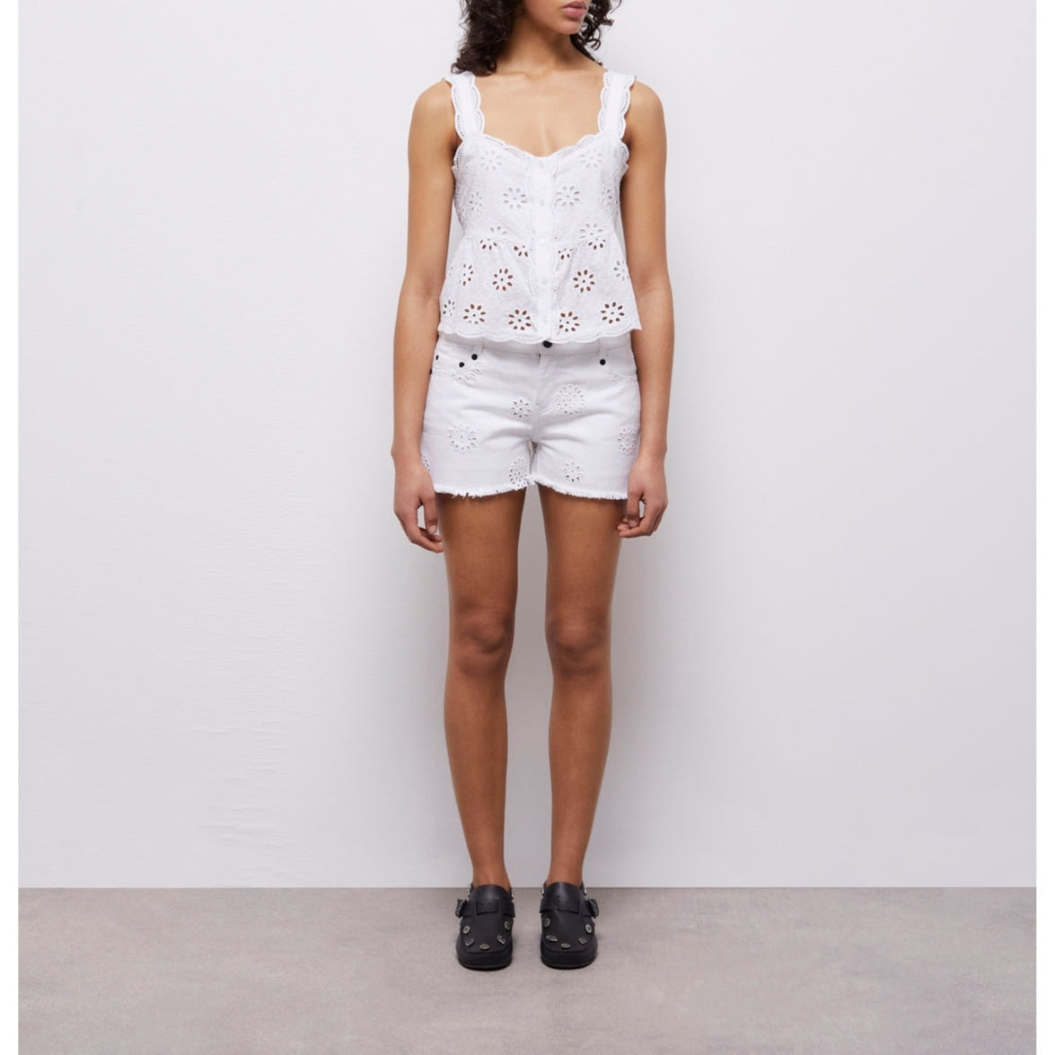 The Kooples - Crop Top - White - Women