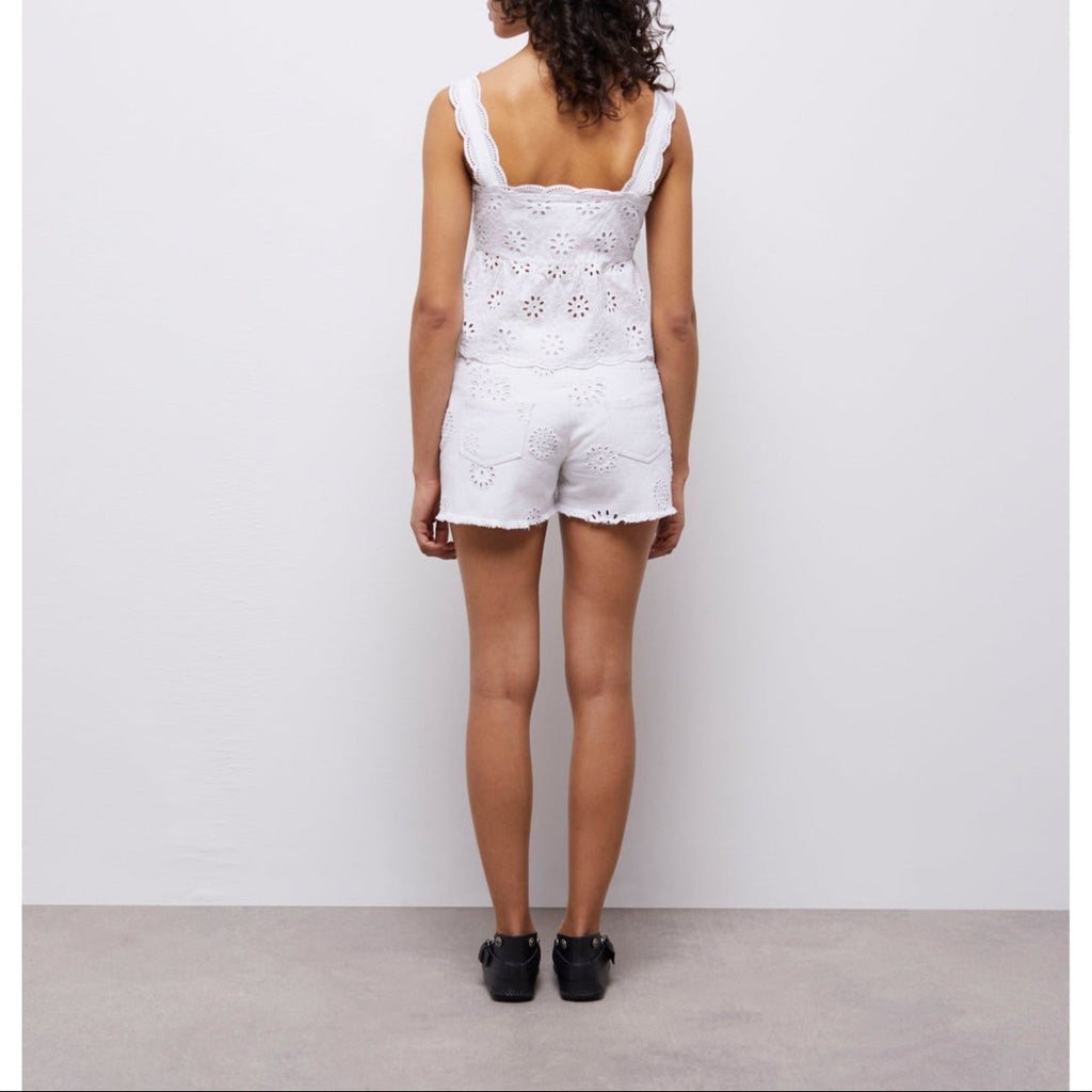 The Kooples - Crop Top - White - Women