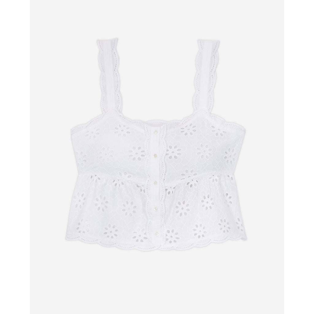 The Kooples - Crop Top - White - Women