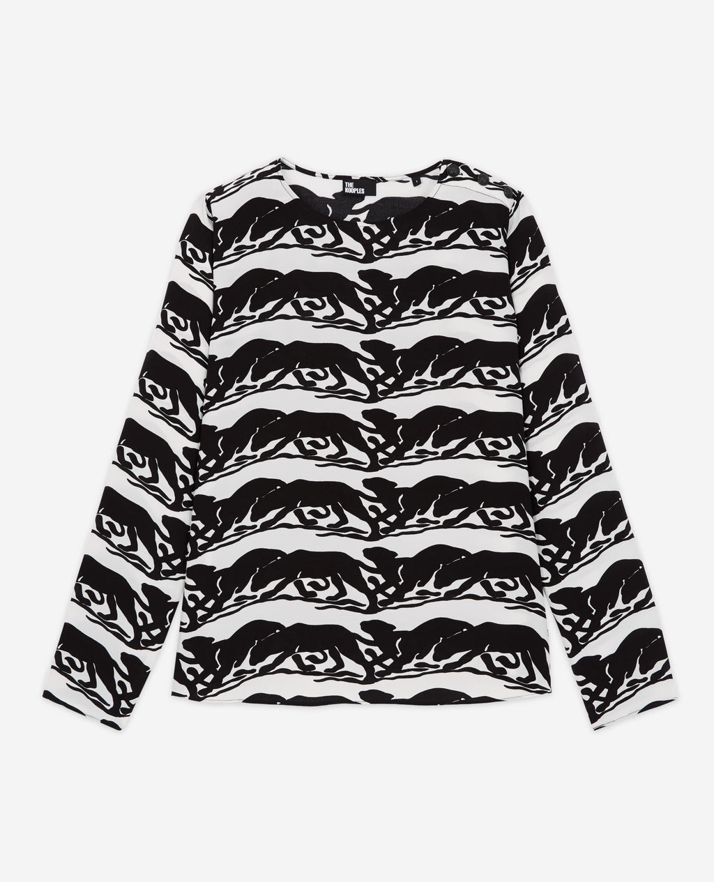 The Kooples - Blouse - Noir Et Blanc - Femme