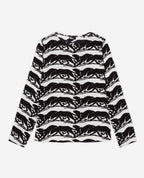 The Kooples - Blouse - Noir Et Blanc - Femme