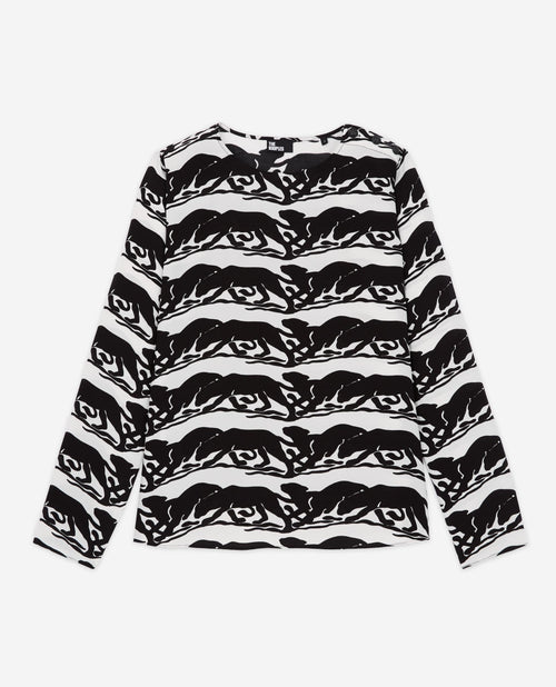 Blusa - Blanco Y Negro - Mujer