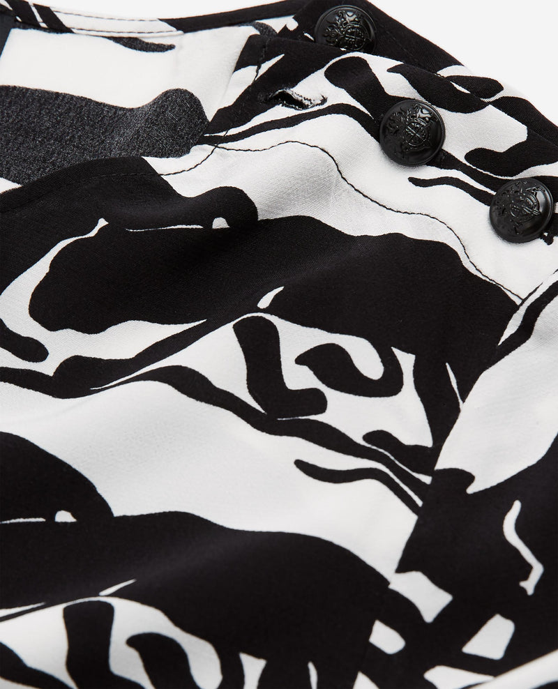 Blusa - Blanco Y Negro - Mujer