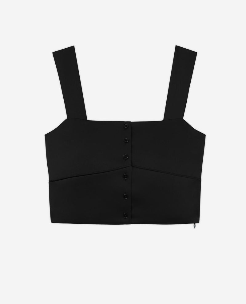 Top corto - Negro - Mujer