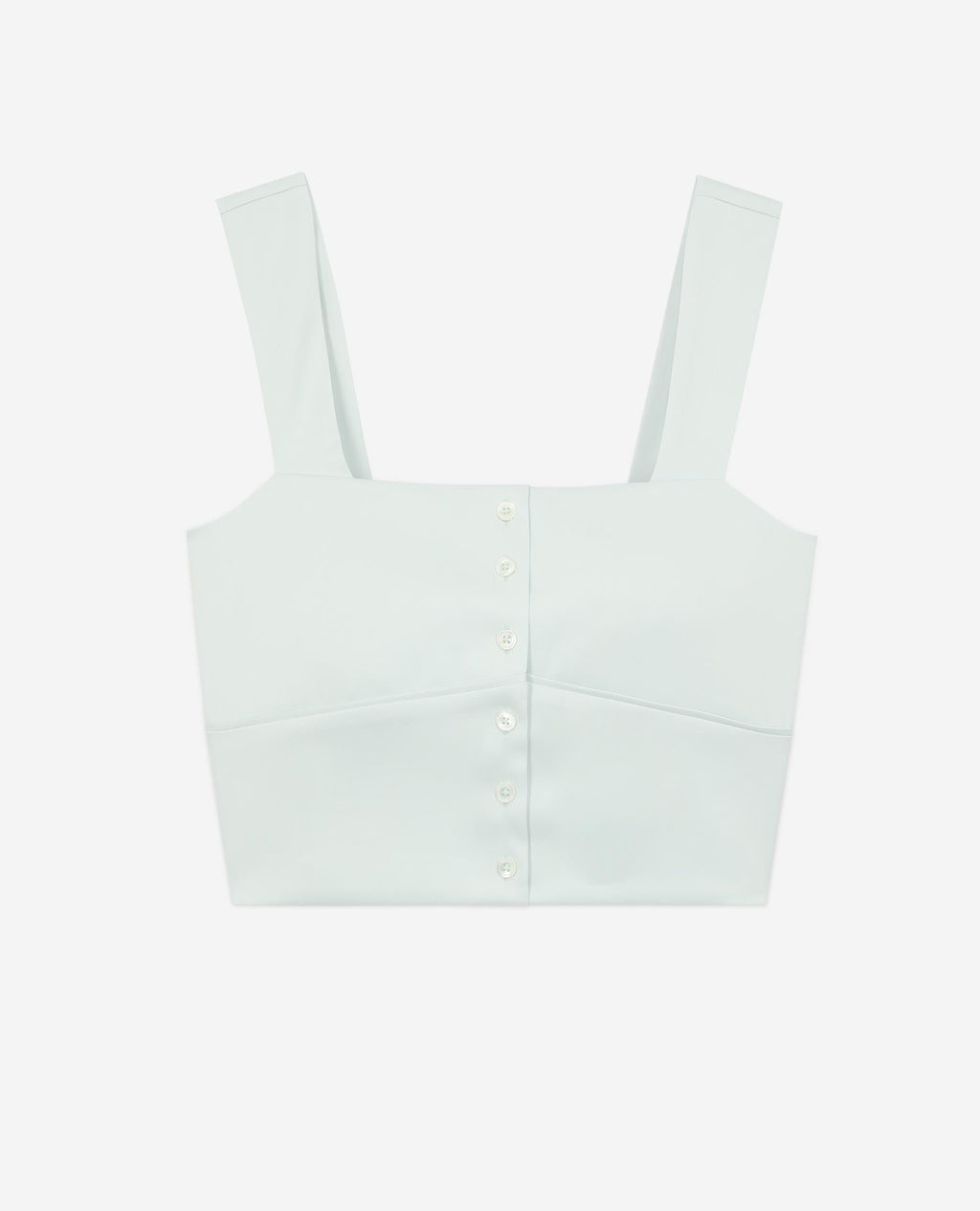 The Kooples - Crop Top - Vert D'Eau - Femme