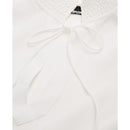 Blusa de seda - Blanco - Mujer
