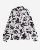 Blusa de seda - Blanco - Mujer