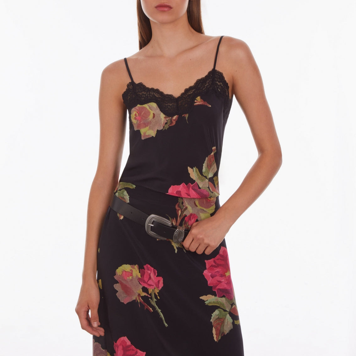 The Kooples - Silk Camisole - Black - Women
