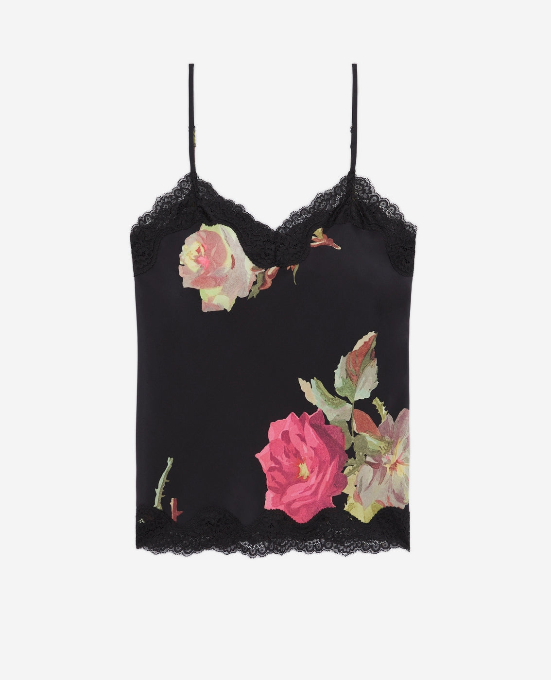 The Kooples - Silk Camisole - Black - Women