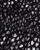 Top A Petits Coeurs Macnhe Longues Taille Elastiquee
