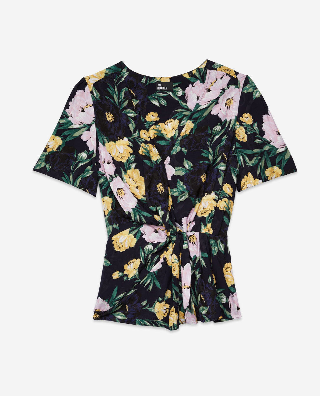 The Kooples - Top de Manga Corta Anudado