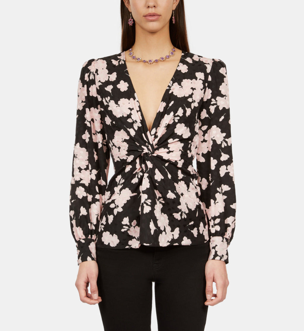 The Kooples - Top A Manches Longues En Jacquard
