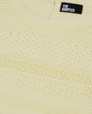 Top Sans Manches Et Details De Points