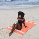 Fouta Tissage Plat Orange - 100 x 200 cm | Beach Towel