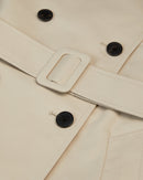 Trench Coat Droit Long