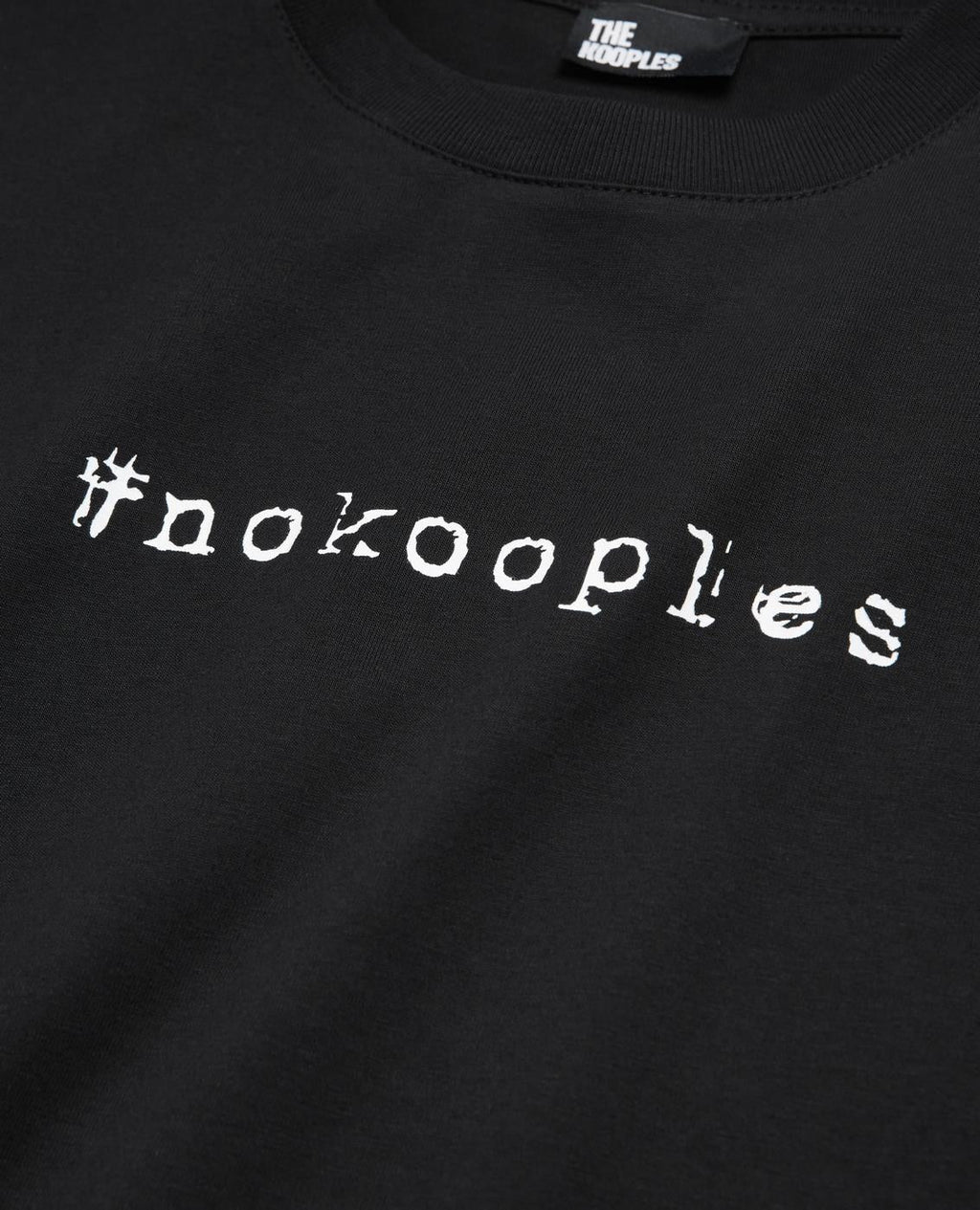 The Kooples - Camiseta de Manga Corta con Logo Delante y Detrás - Mujer