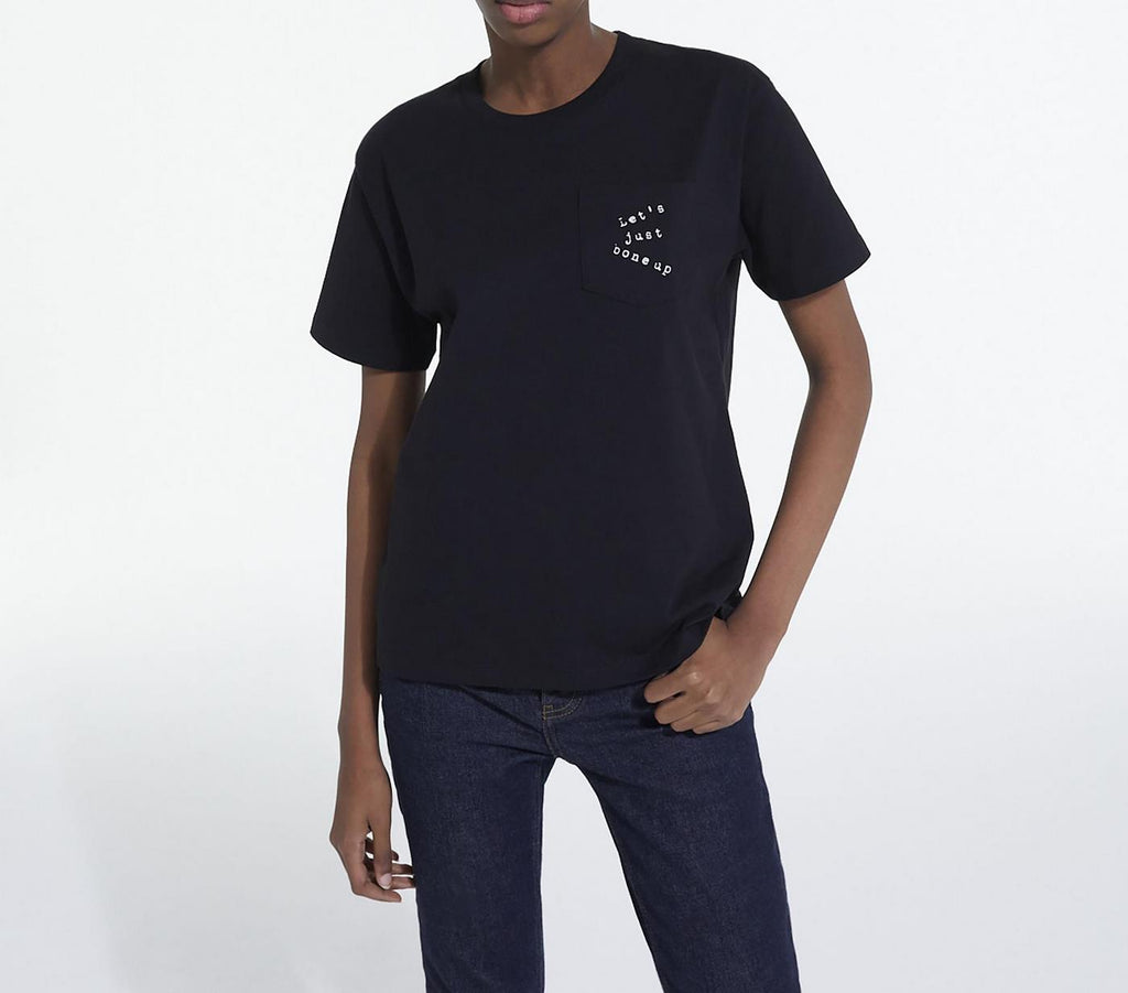 The Kooples - Short-Sleeve Monochrome Screen Print T-Shirt - Women