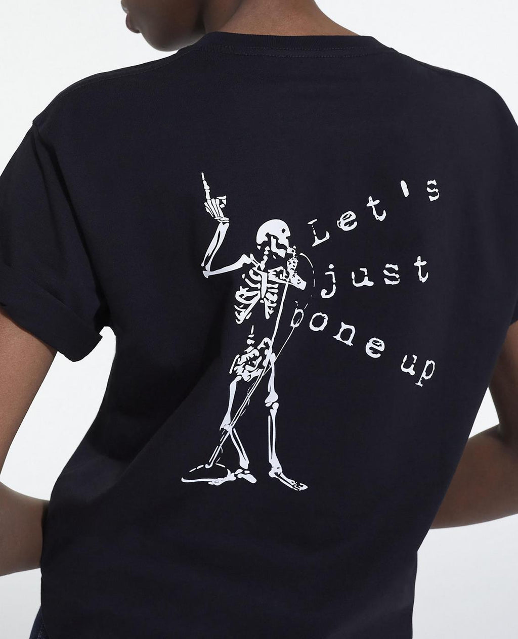 The Kooples - Short-Sleeve Monochrome Screen Print T-Shirt - Women