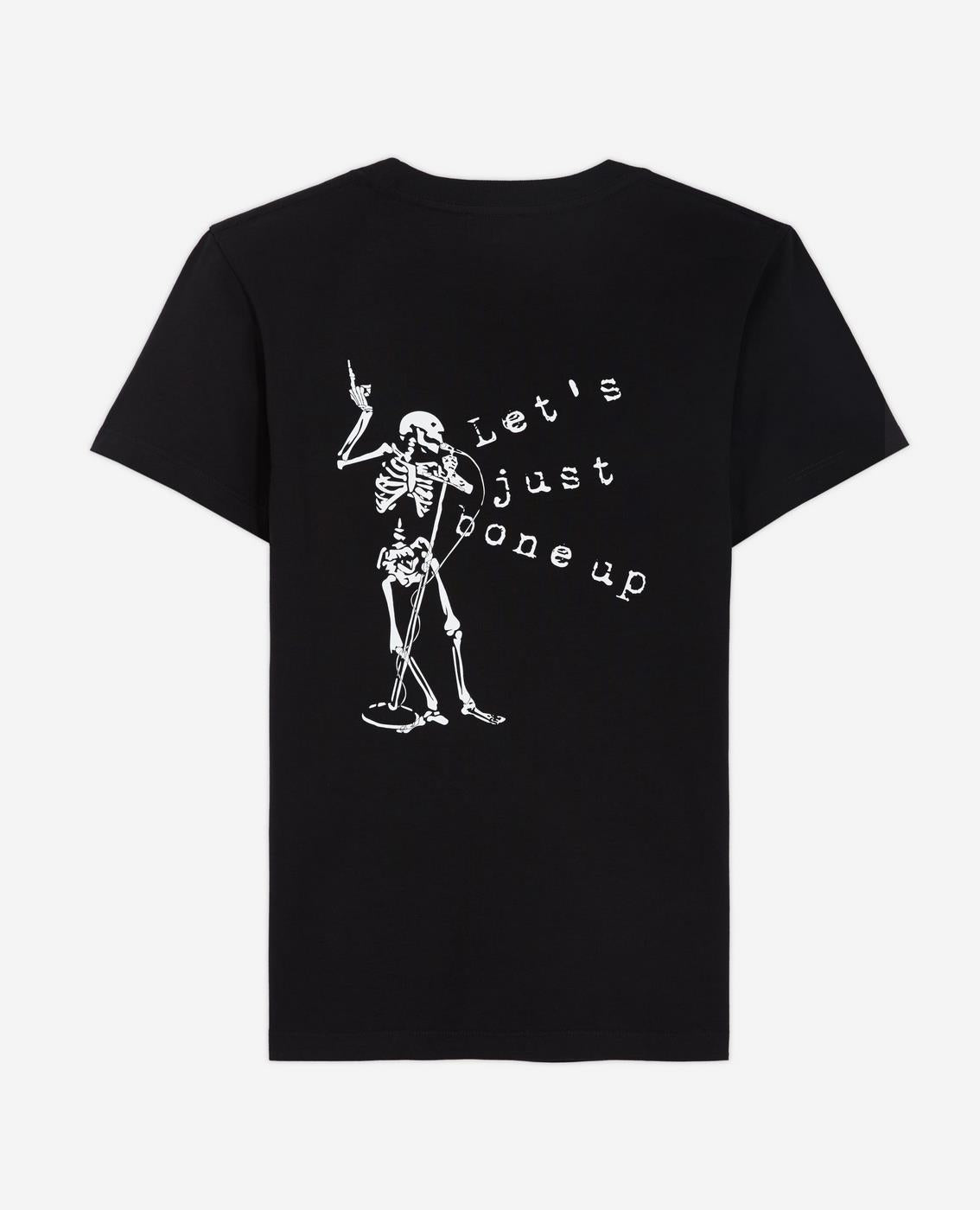 The Kooples - Short-Sleeve Monochrome Screen Print T-Shirt - Women