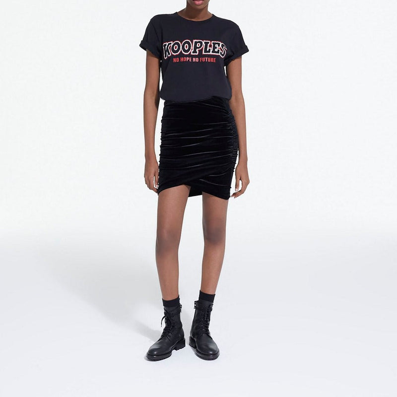 The Kooples - Camiseta serigrafiada de manga corta - Mujer