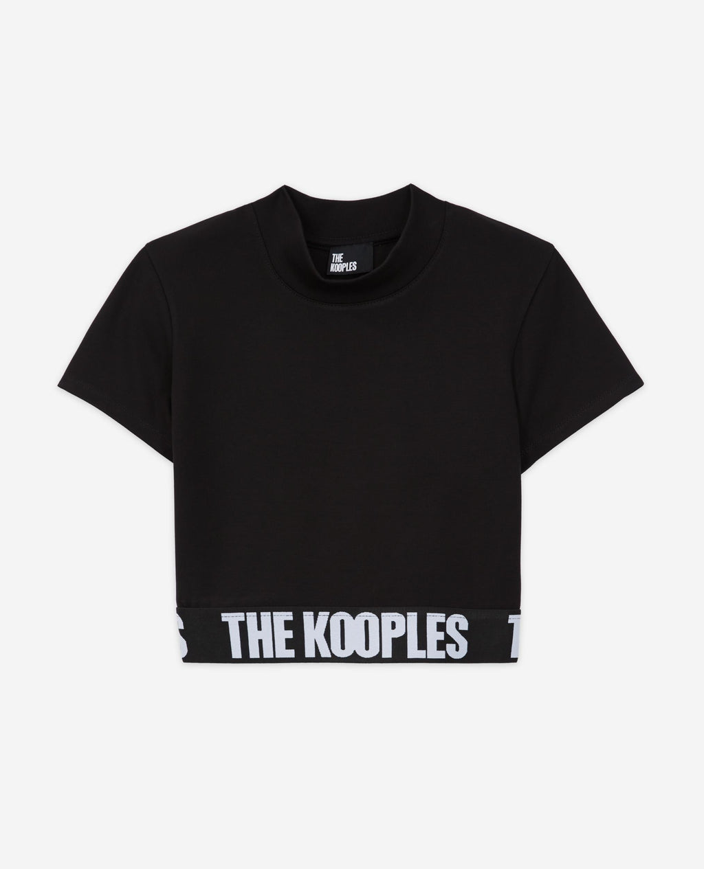 The Kooples - T-Shirt Femme Court À Logo Noir - Femme