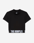 The Kooples - T-Shirt Femme Court À Logo Noir - Femme