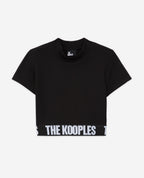 The Kooples - T-Shirt Femme Court À Logo Noir - Femme