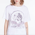 The Kooples - Camiseta de Manga Corta con Estampado Skull And Roses - Mujer