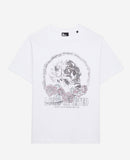 The Kooples - T-Shirt Manches Courtes Avec Print Skull And Roses - Femme